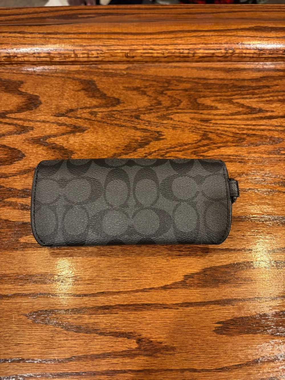 Coach Black Signature Sunglasses Case - Picture 2 of 3